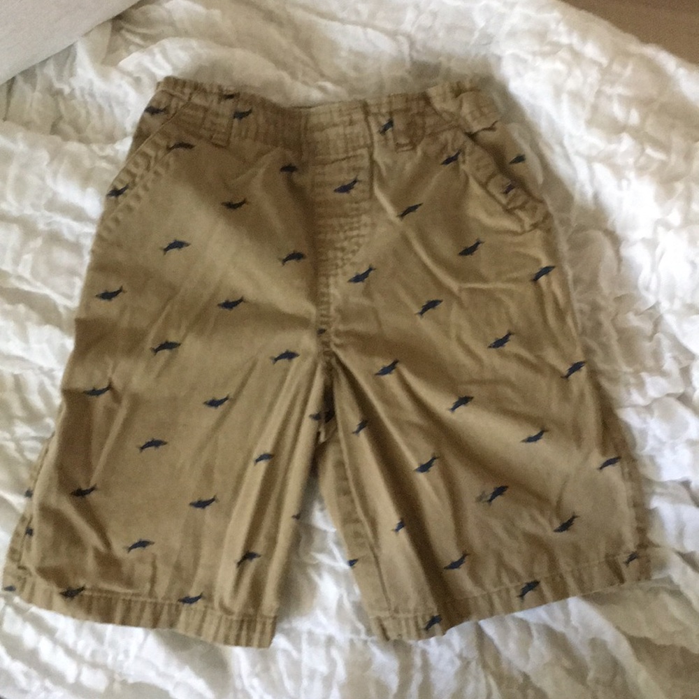 Boys shark print shorts